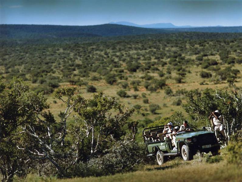 Kwandwe Private Game Reserve - Great Fish River Lodge เกรแฮมส์ทาวน์ ภายนอก รูปภาพ